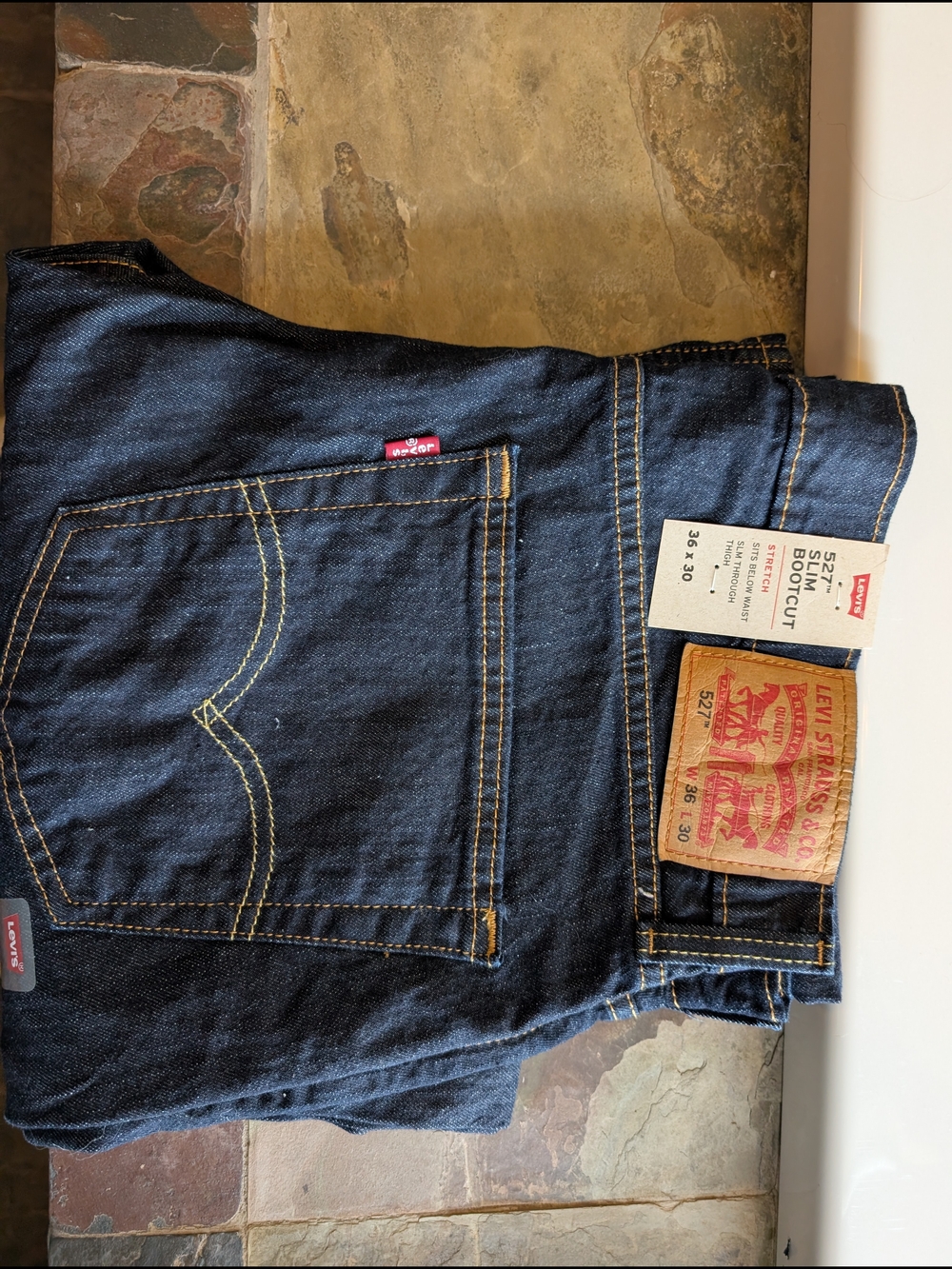 Levi's Men's Dark Indigo Bootcut Jeans